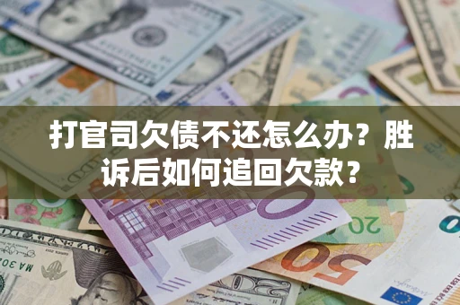 北京打官司欠债不还怎么办？胜诉后如何追回欠款？