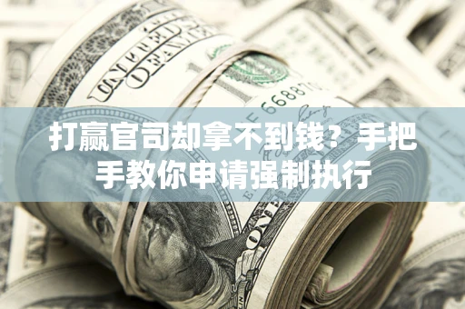北京打赢官司却拿不到钱？手把手教你申请强制执行
