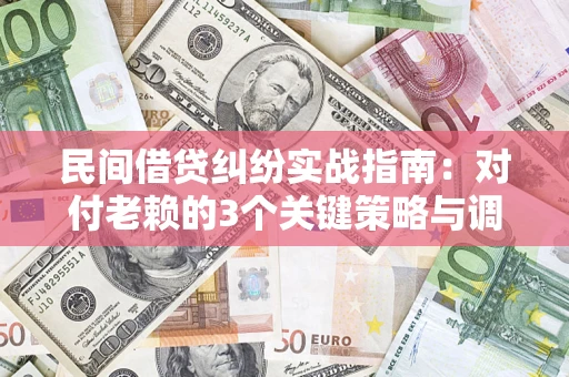 北京民间借贷纠纷实战指南：对付老赖的3个关键策略与调解盲区解析