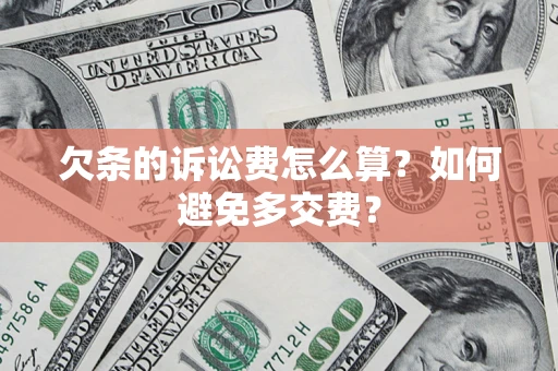 北京欠条的诉讼费怎么算？如何避免多交费？