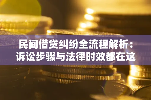 北京民间借贷纠纷全流程解析：诉讼步骤与法律时效都在这儿了
