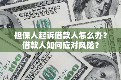 北京担保人起诉借款人怎么办？借款人如何应对风险？